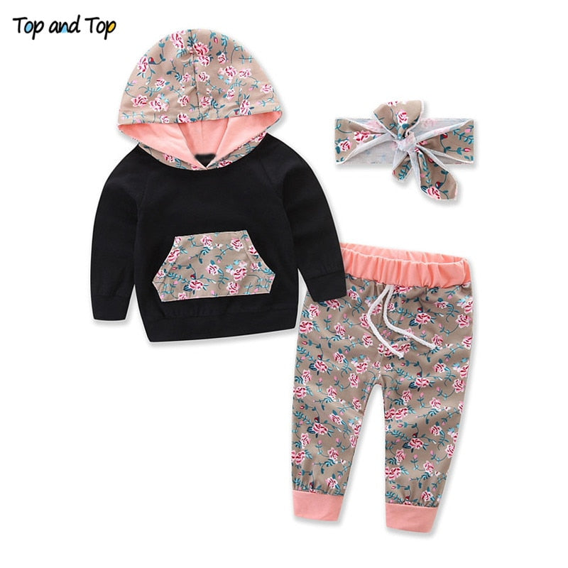 Baby Sweatshirt Met Capuchon en Broek