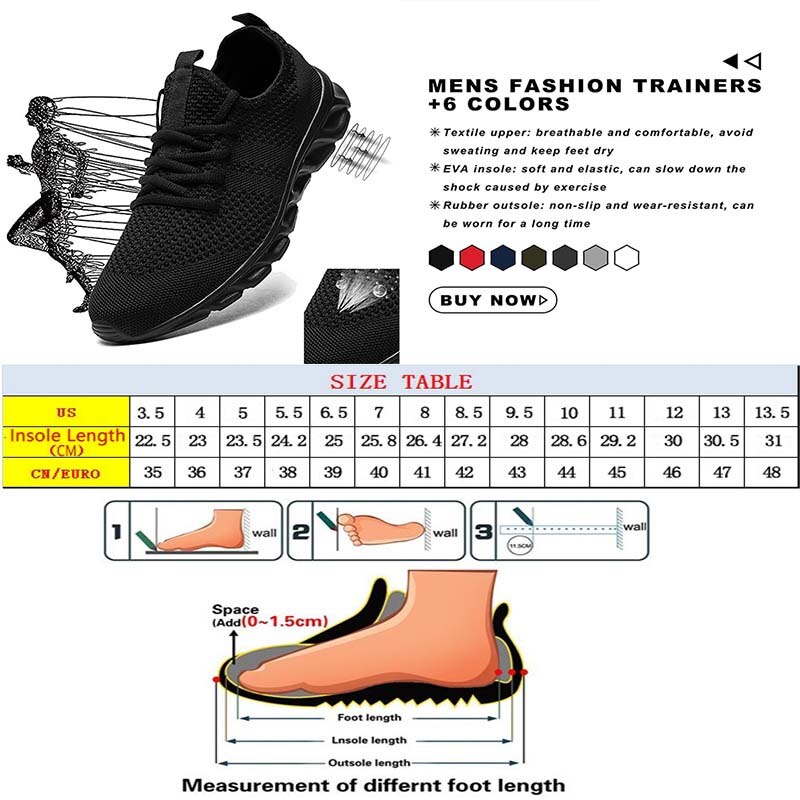 Uniseks Casual Sportschoenen, Lichte Sneakers Ademend Mesh