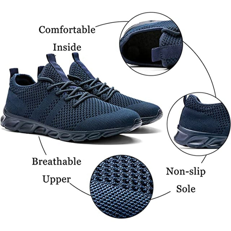 Uniseks Casual Sportschoenen, Lichte Sneakers Ademend Mesh
