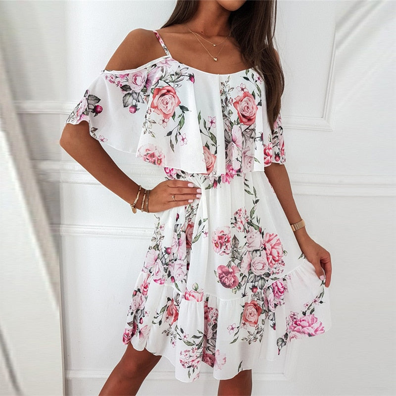 Flora Bloemenprint Jurk