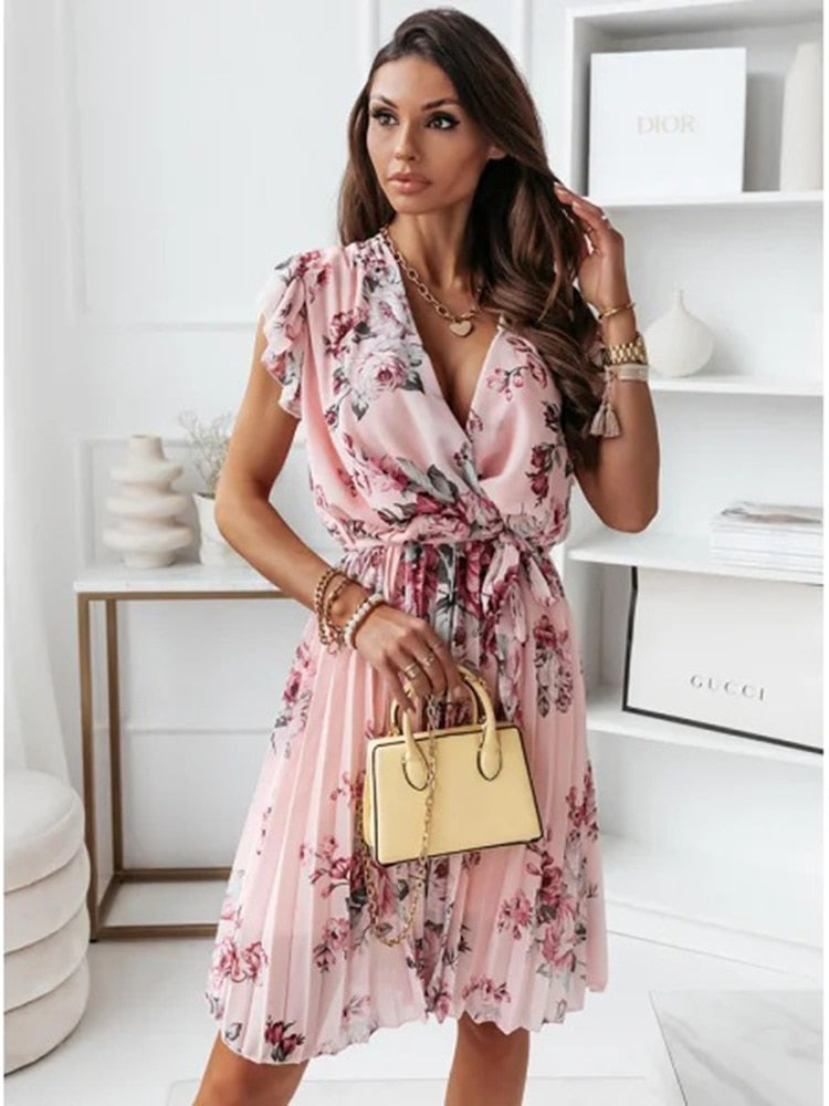 Flora Bloemenprint Jurk