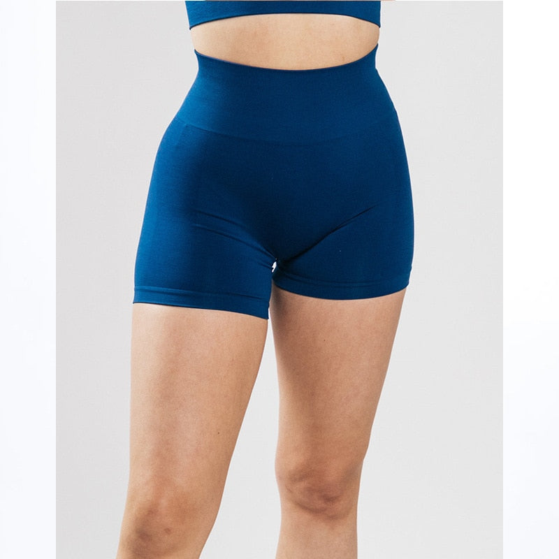 Dames Naadloze Shorts Hoge Taille