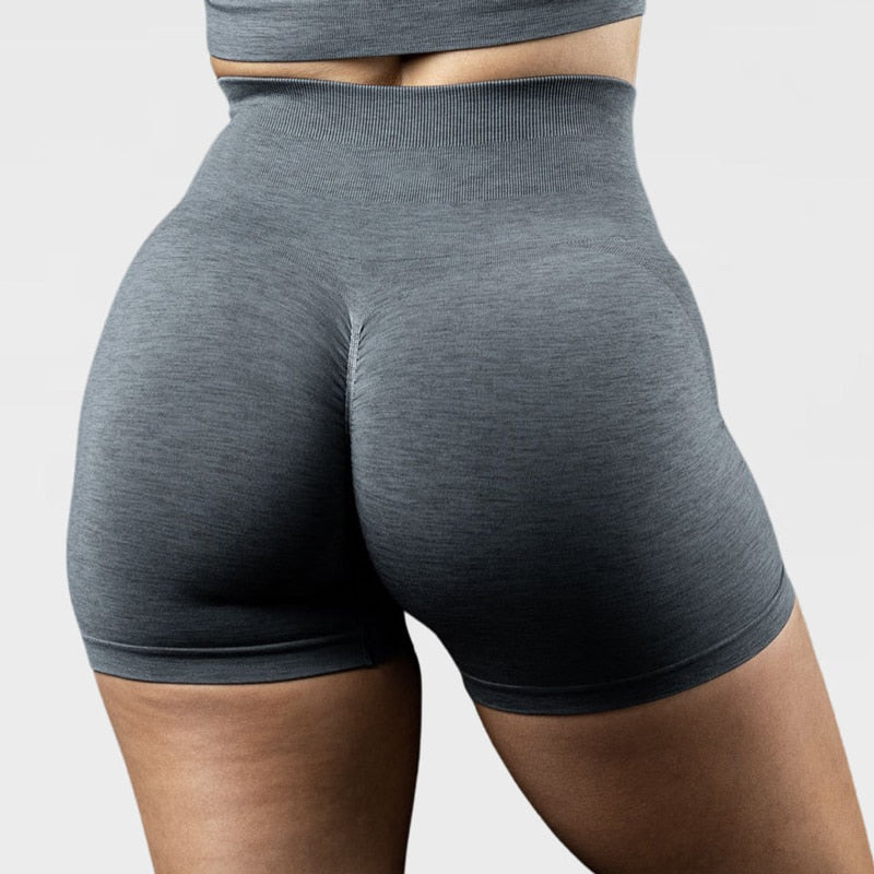 Dames Naadloze Shorts Hoge Taille