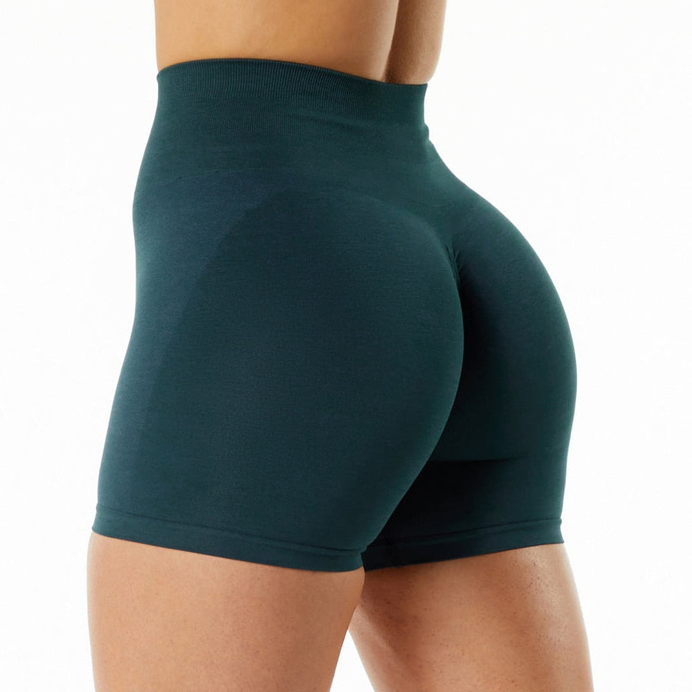 Dames Naadloze Shorts Hoge Taille
