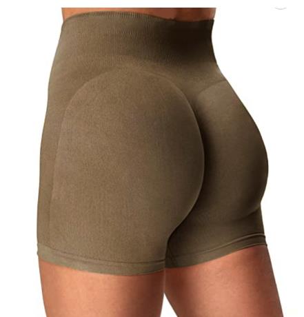 Dames Naadloze Shorts Hoge Taille