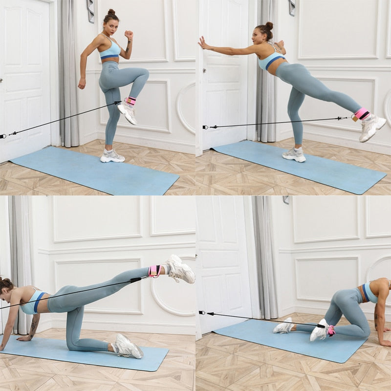 Fitness enkelband, kuit en bovenbeen trainer