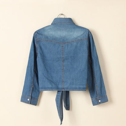 Denim Korte Blouse