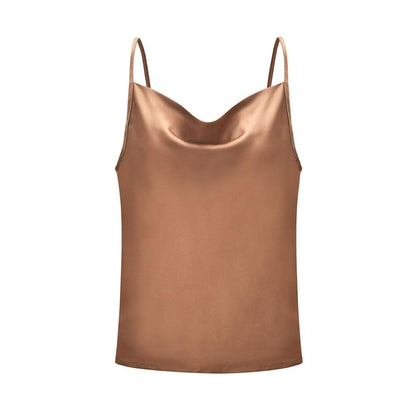 Zijdeachtig Satijn Tops