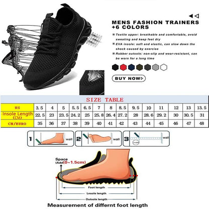 Uniseks Casual Sportschoenen, Lichte Sneakers Ademend Mesh